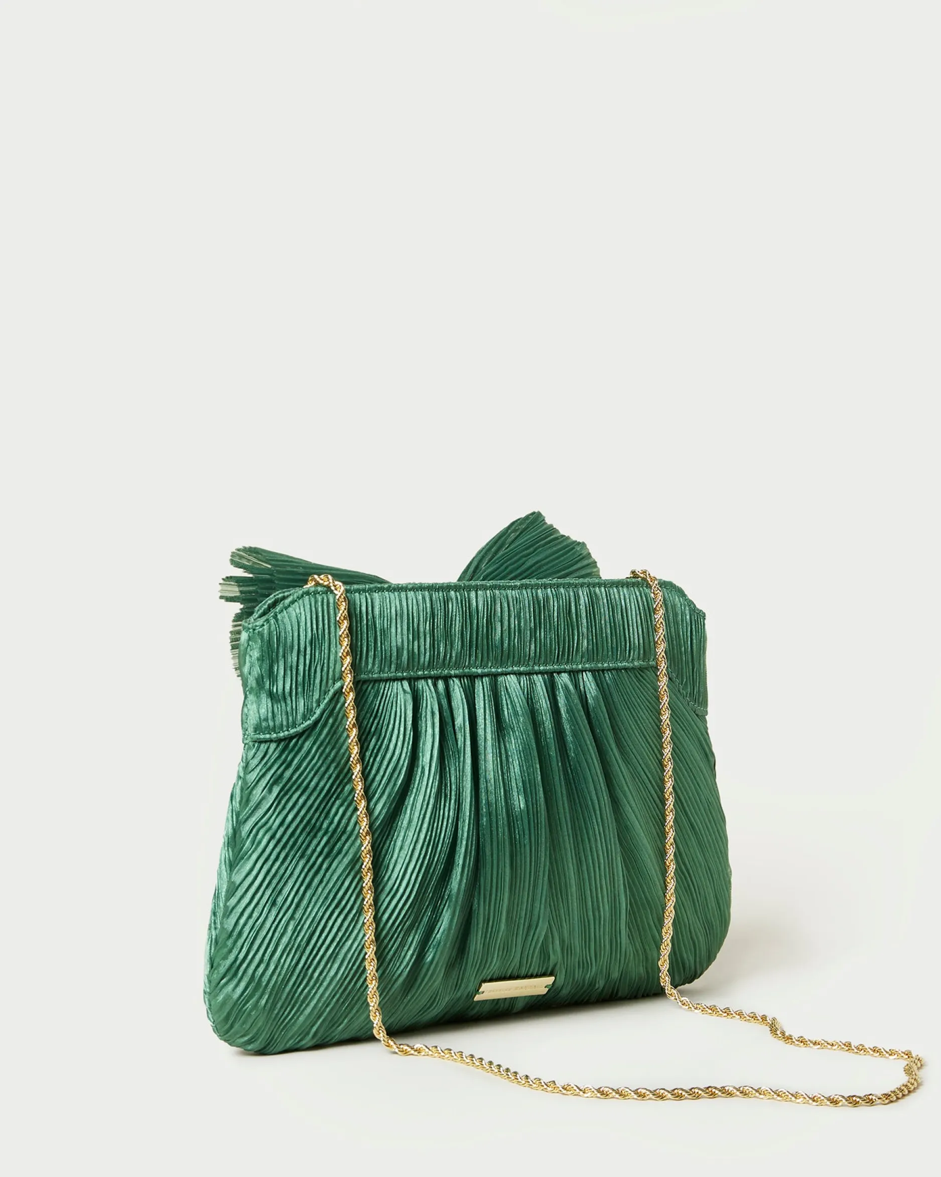 Loeffler Randall Rayne Blue Floral Bow Clutch