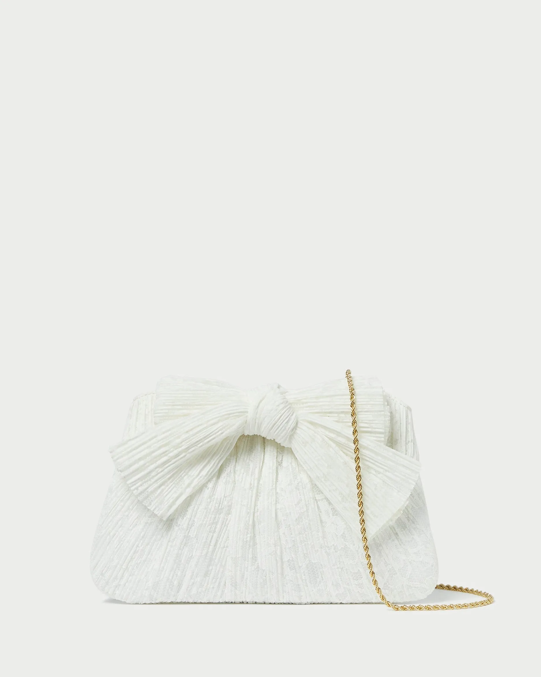 Loeffler Randall Rayne Blue Floral Bow Clutch