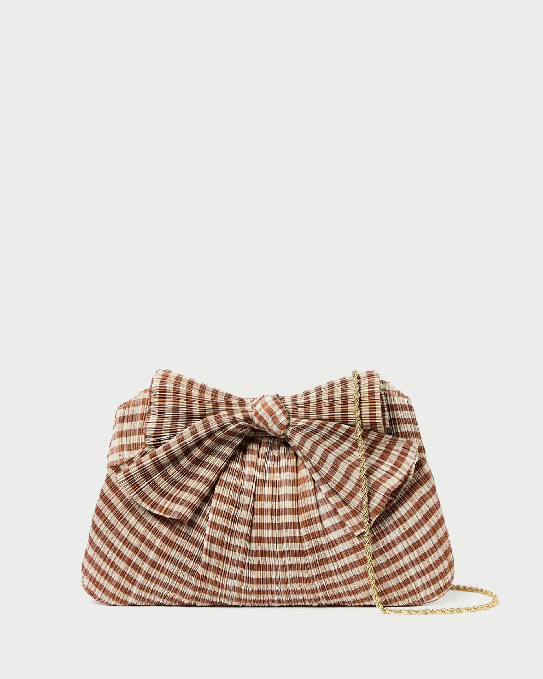 Loeffler Randall Rayne Blue Floral Bow Clutch