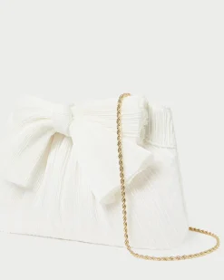 Loeffler Randall Rayne Blue Floral Bow Clutch