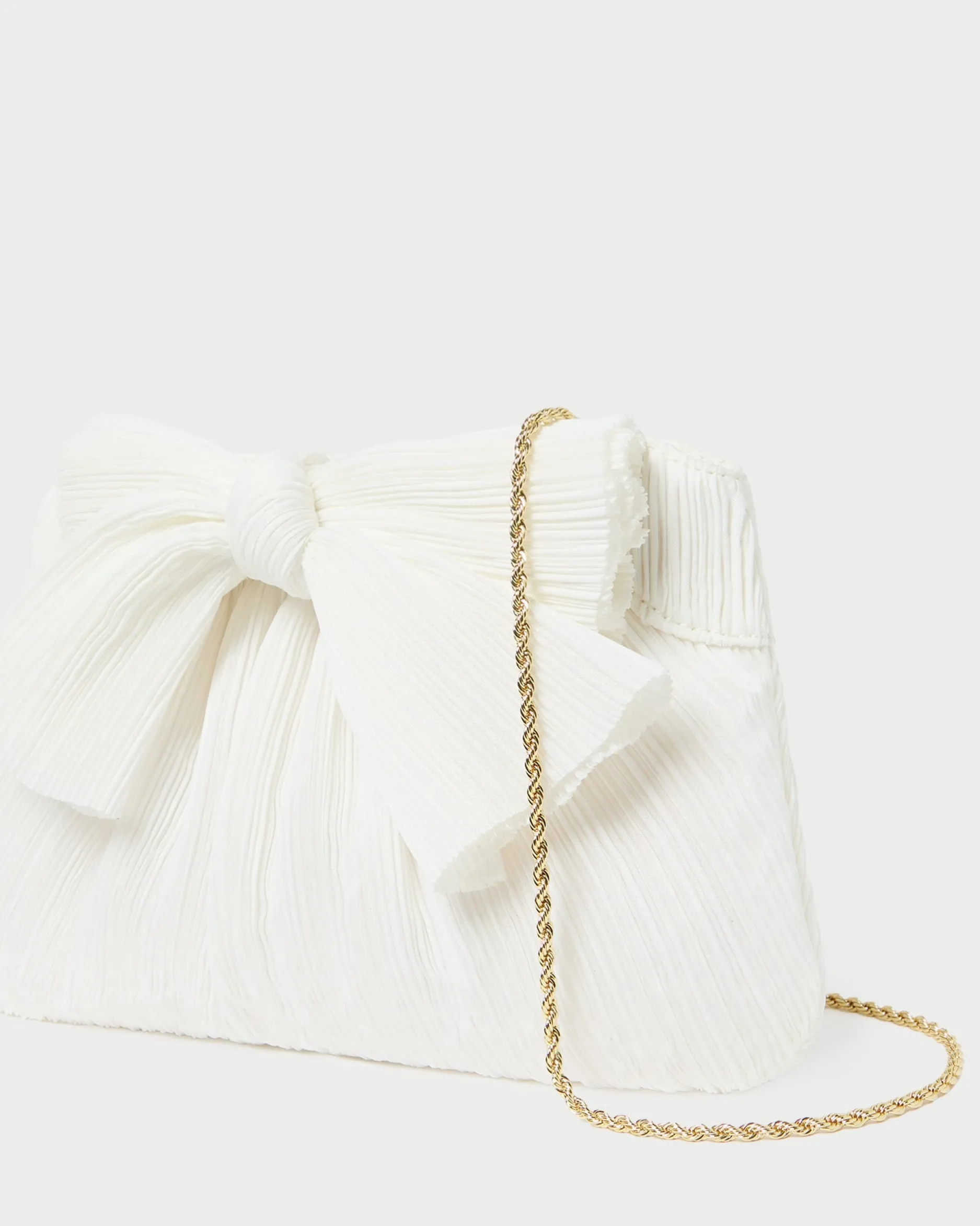 Loeffler Randall Rayne Blue Floral Bow Clutch