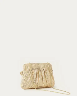 Loeffler Randall Rayne Blue Floral Bow Clutch