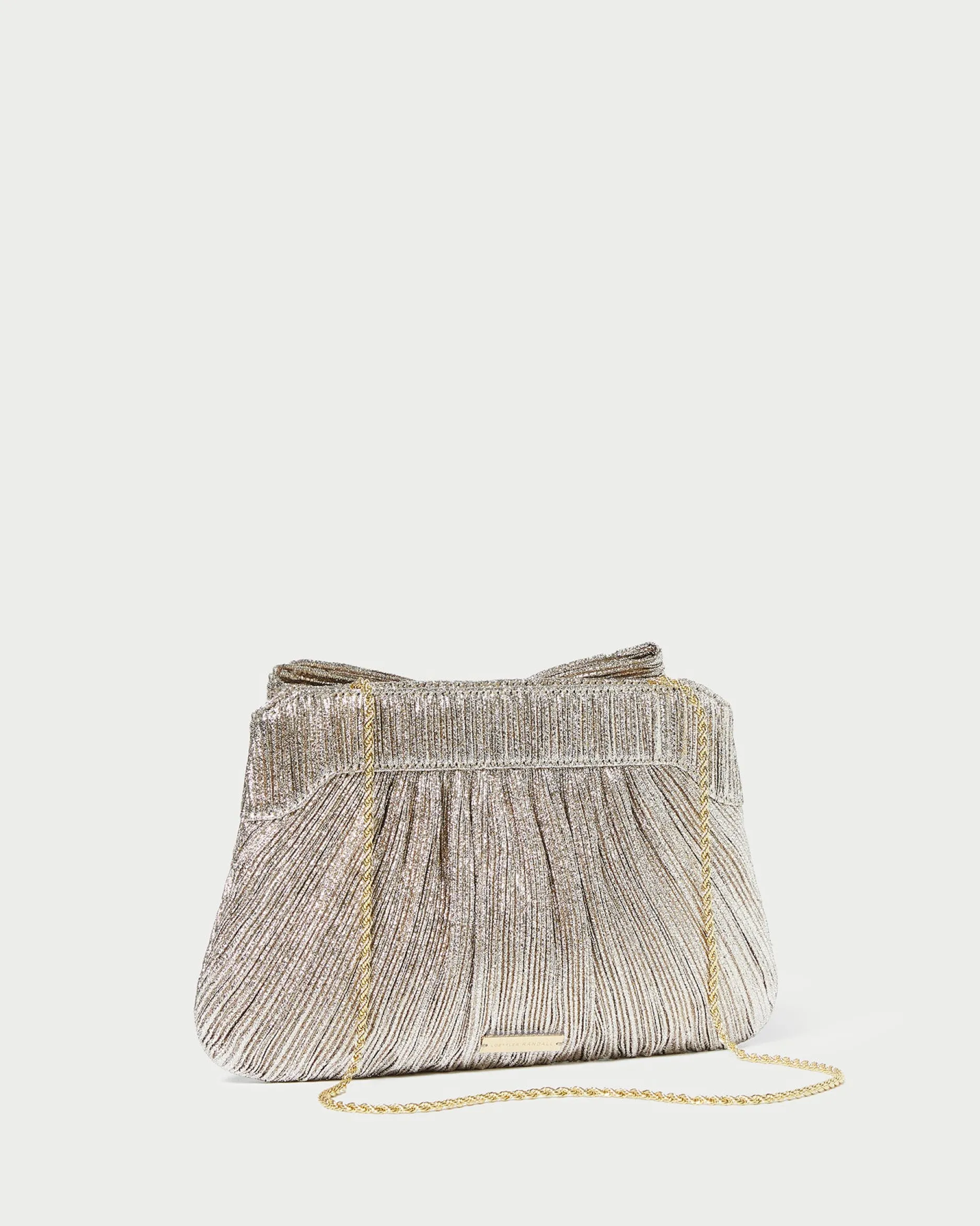 Loeffler Randall Rayne White Lace Bow Clutch