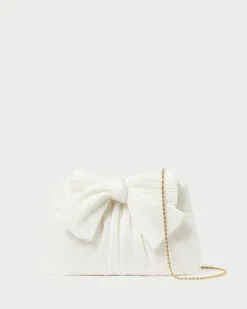 Loeffler Randall Rayne Pleated Bow Clutch