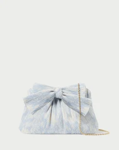 Loeffler Randall Rayne Pleated Bow Clutch
