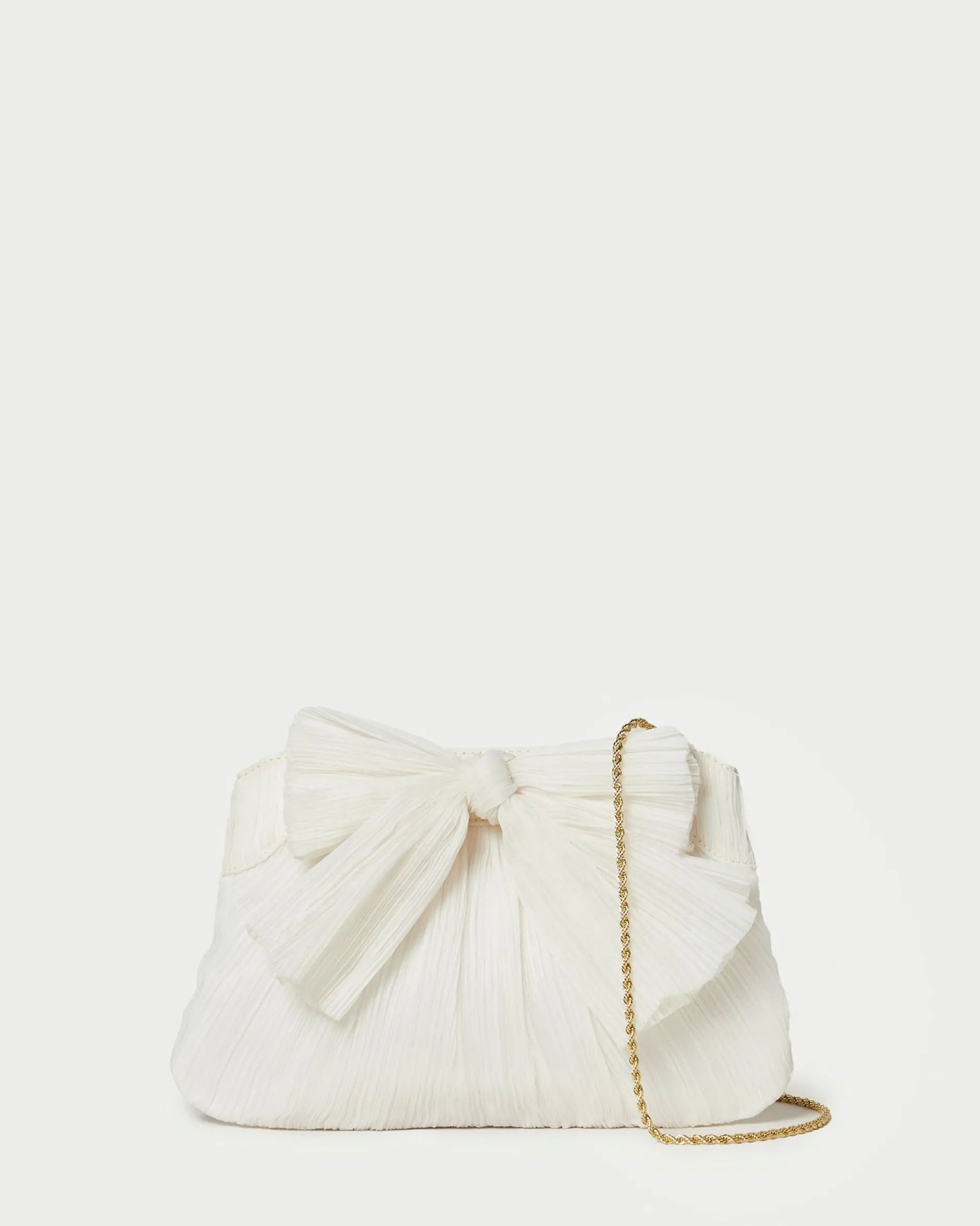Loeffler Randall Rayne Pleated Bow Clutch