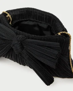 Loeffler Randall Rayne Pleated Bow Clutch