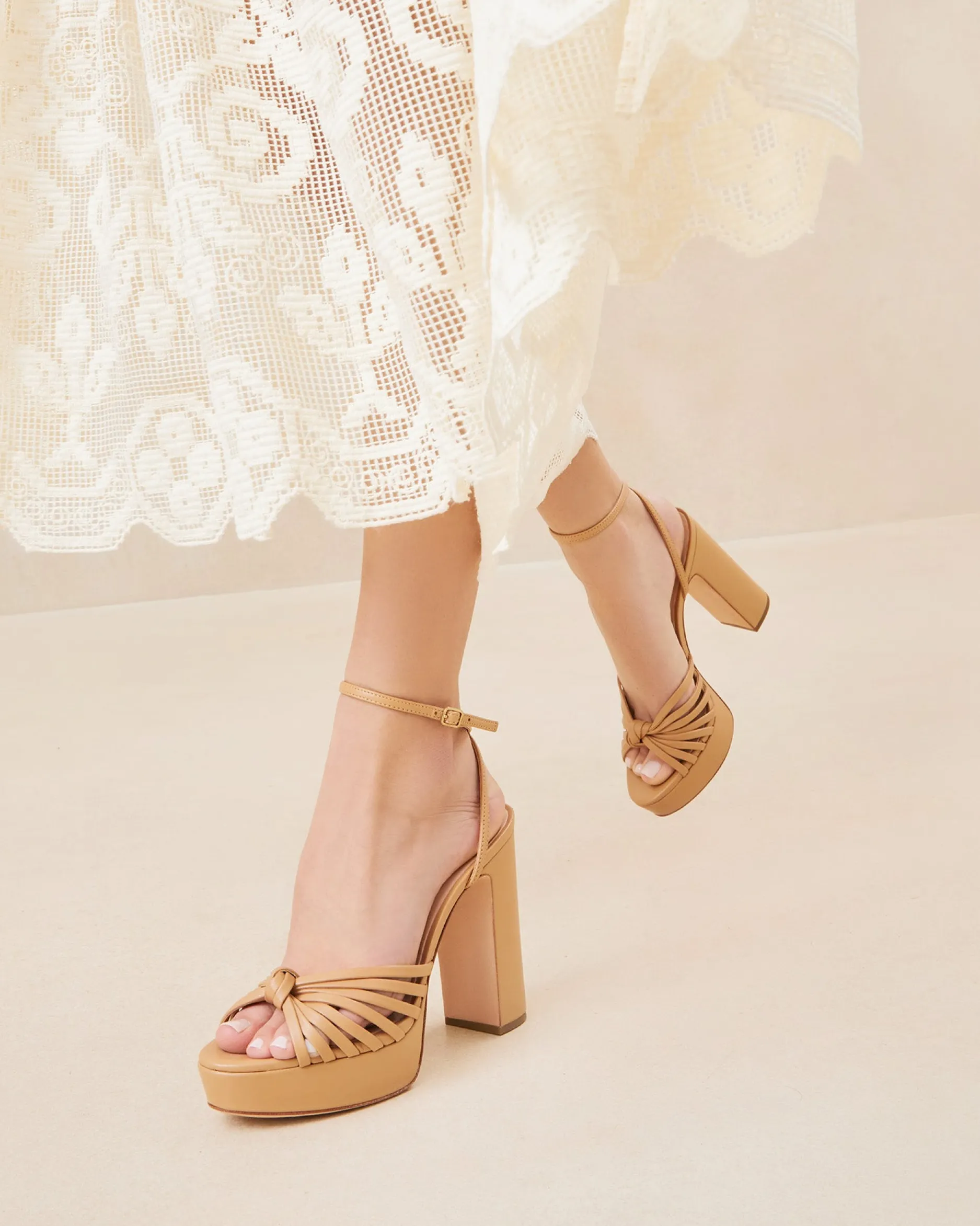Loeffler Randall Rivka Knot Platform Sandal