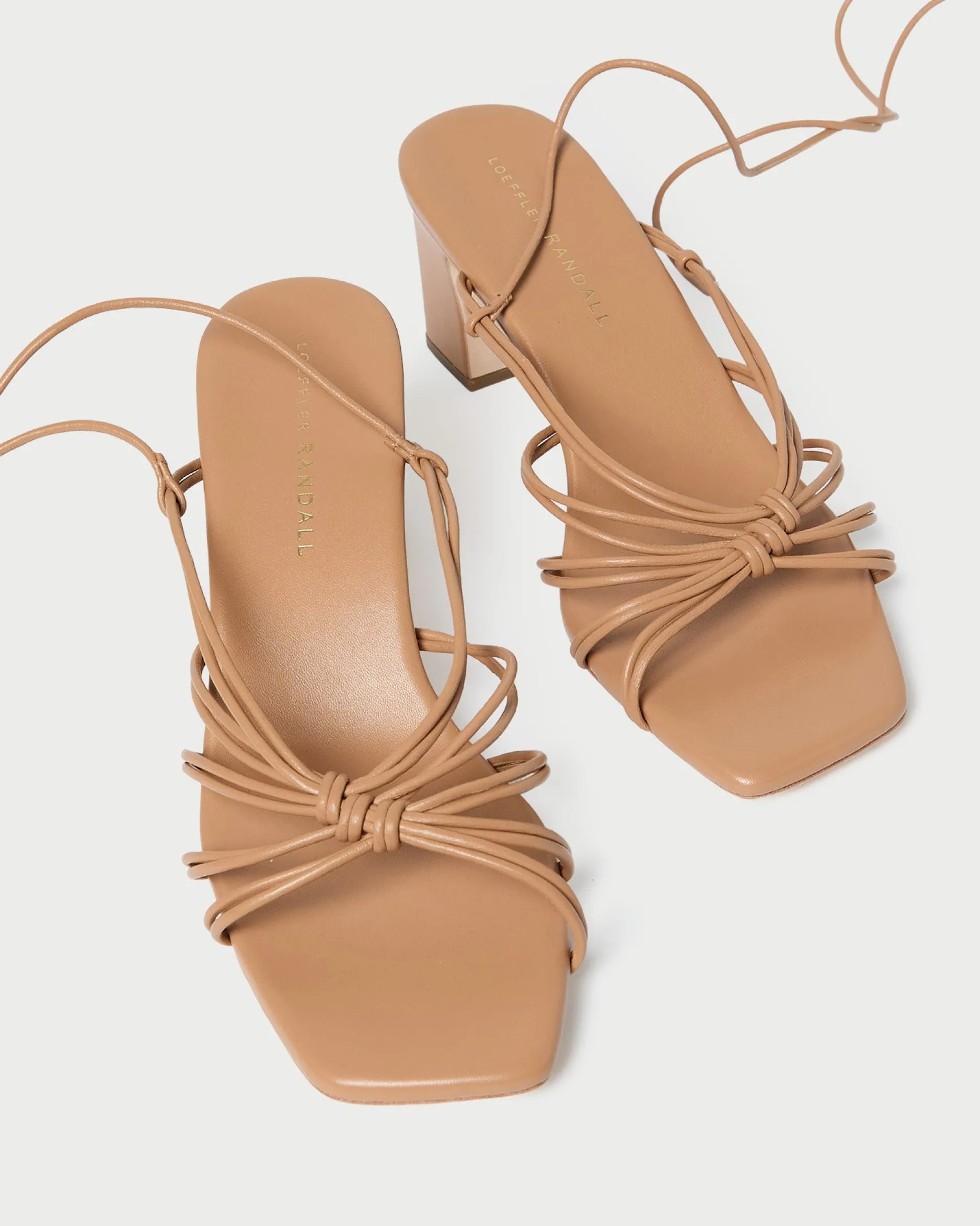 Loeffler Randall Ryder Leather Heeled Sandal