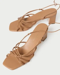 Loeffler Randall Ryder Leather Heeled Sandal