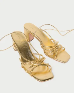 Loeffler Randall Ryder Leather Heeled Sandal