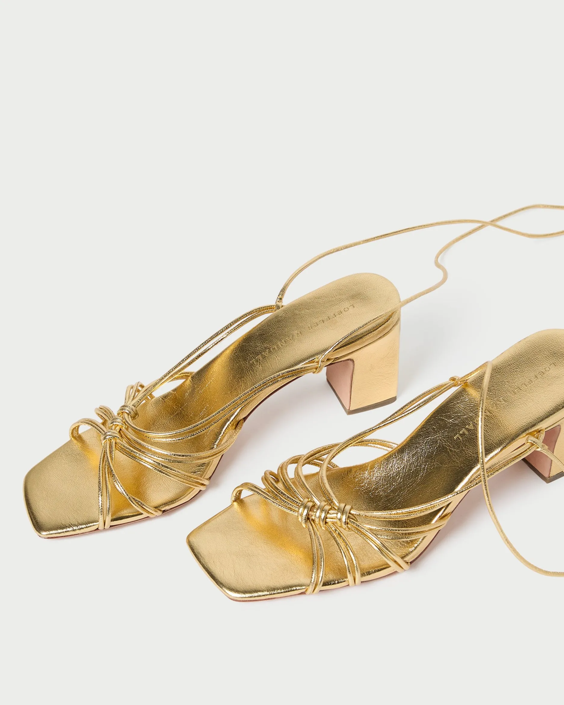 Loeffler Randall Ryder Leather Heeled Sandal