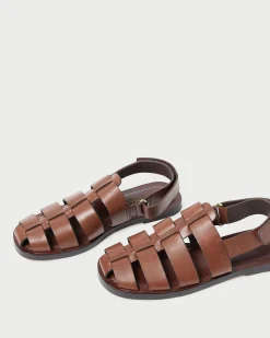 Loeffler Randall Sawyer Leather Caged Sandal