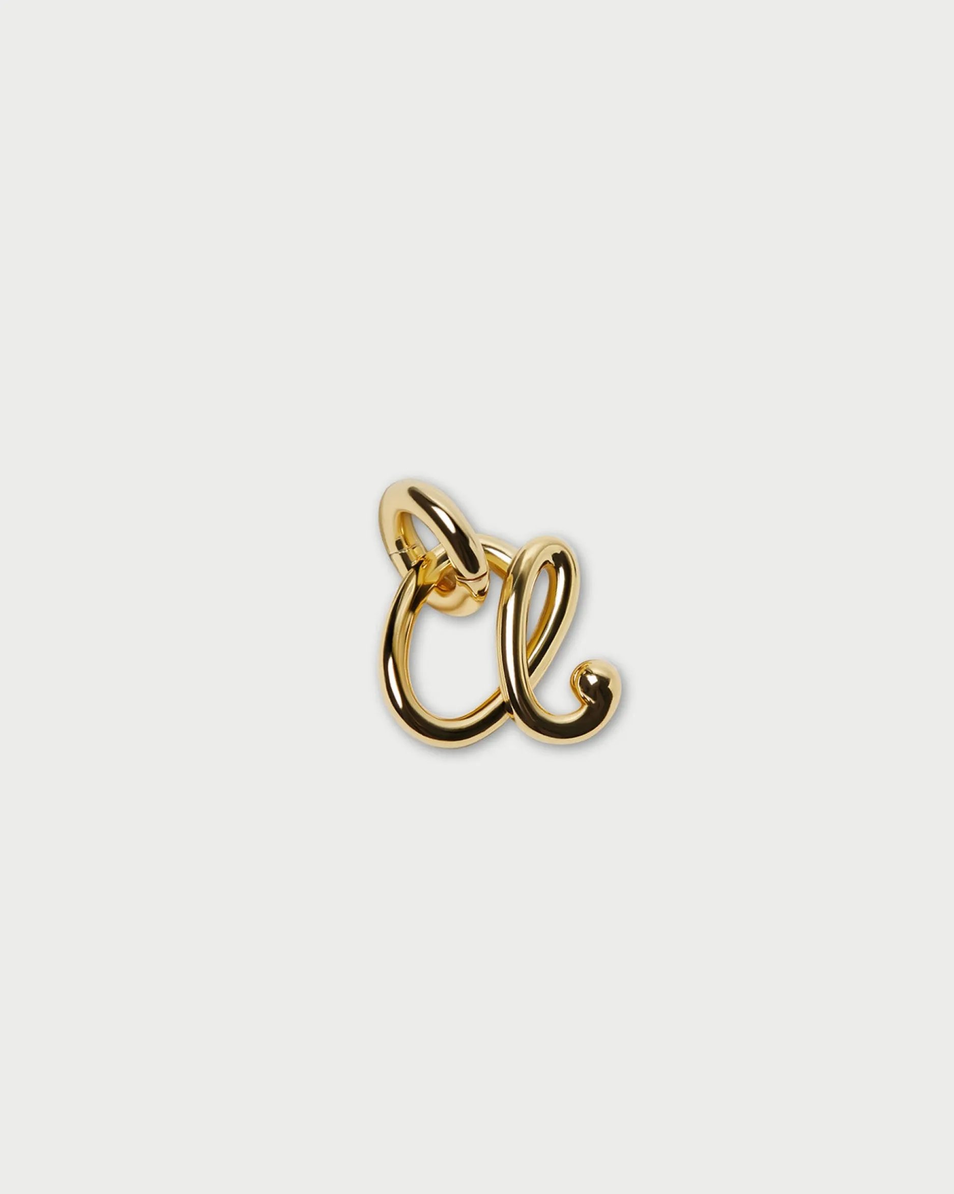 Loeffler Randall Small Gold Letter "I" Charm