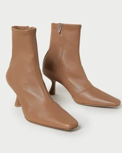 Loeffler Randall Thandy Black Curved Heel Bootie