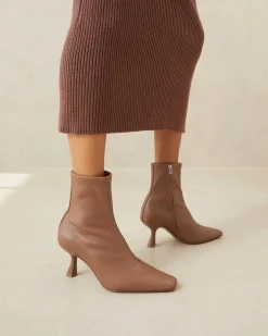 Loeffler Randall Thandy Black Curved Heel Bootie