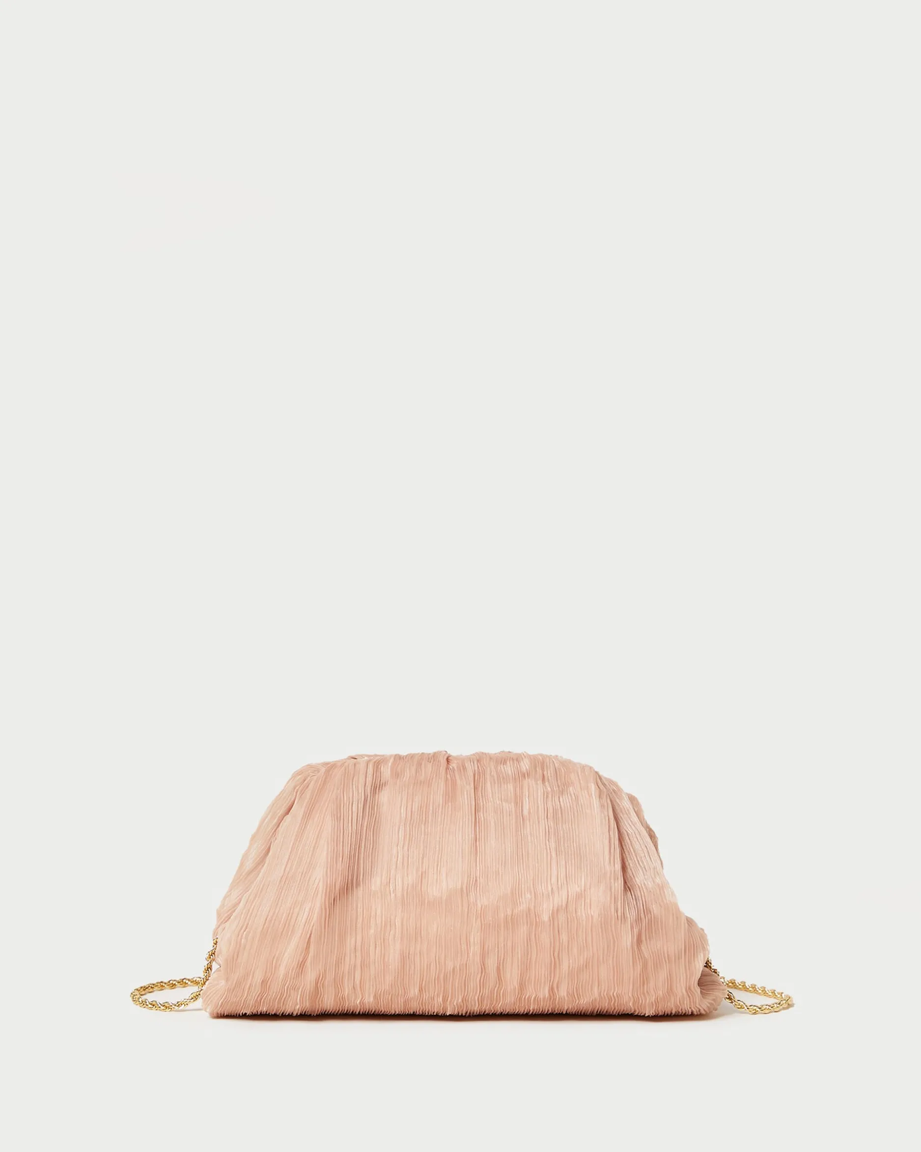 Loeffler Randall Bailey Blue Floral Pleated Clutch