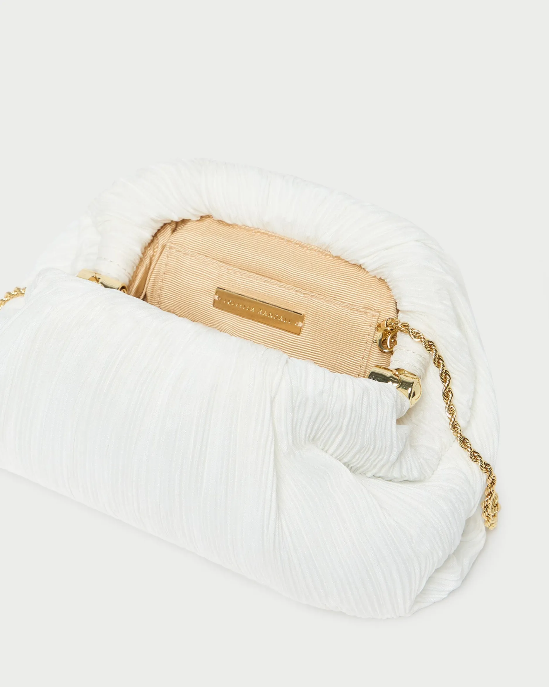 Loeffler Randall Bailey Blue/Crystal Dome Clutch