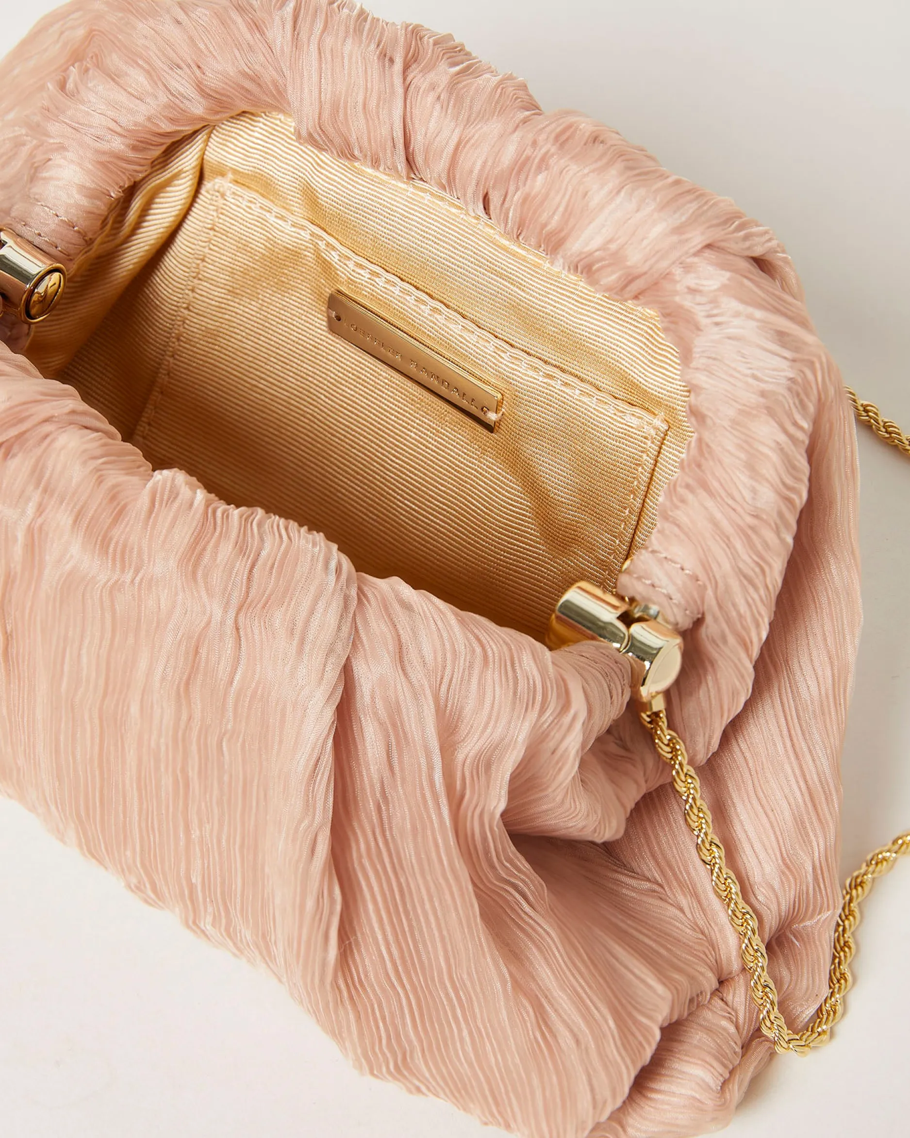 Loeffler Randall Bailey Blue/Crystal Dome Clutch