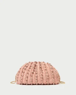 Loeffler Randall Bailey Blush/Crystal Dome Clutch