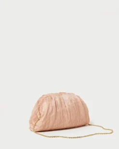 Loeffler Randall Bailey White/Crystal Dome Clutch