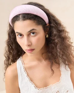 Loeffler Randall Bellamy Natural/Crystal Puffy Headband
