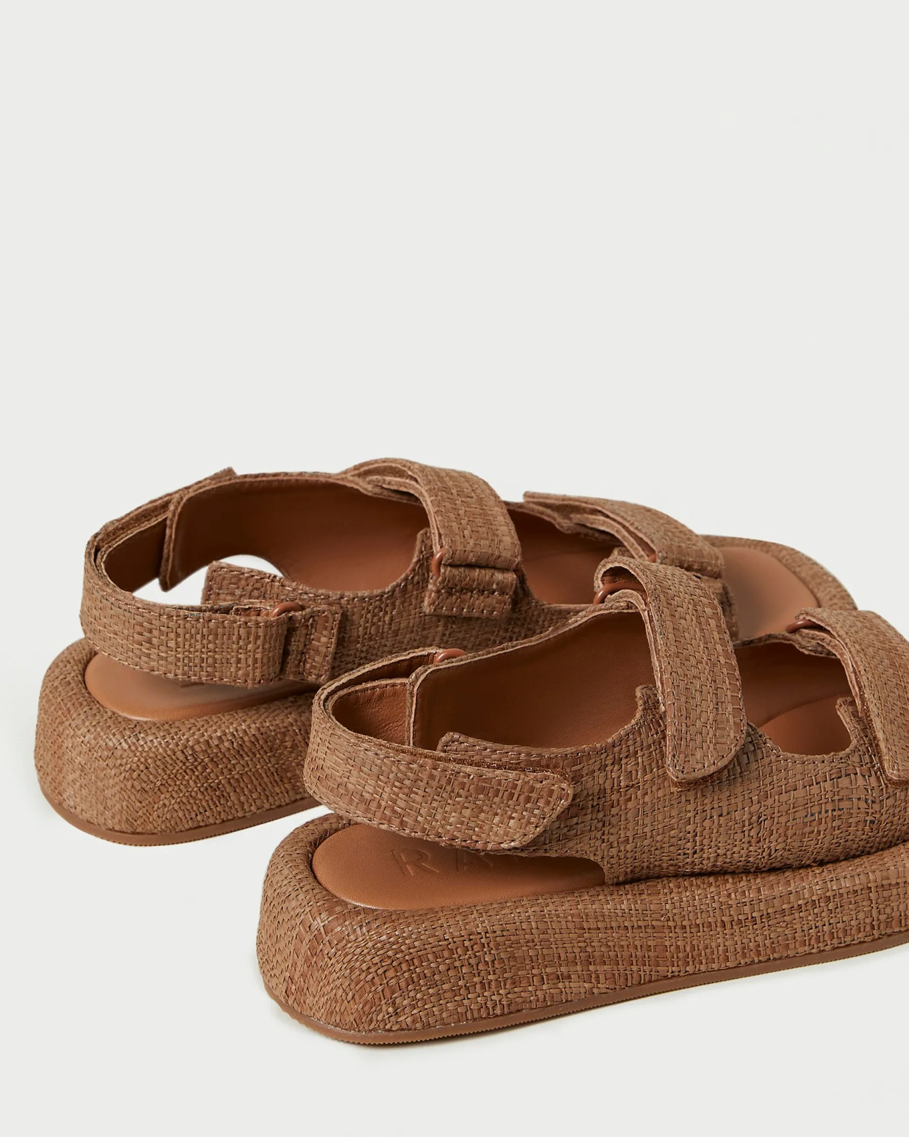 Loeffler Randall Blaise Raffia Platform Sandal