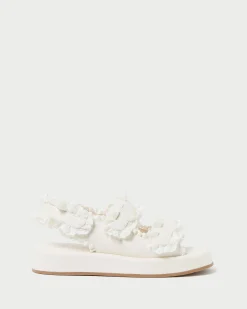 Loeffler Randall Blaise Raffia Platform Sandal