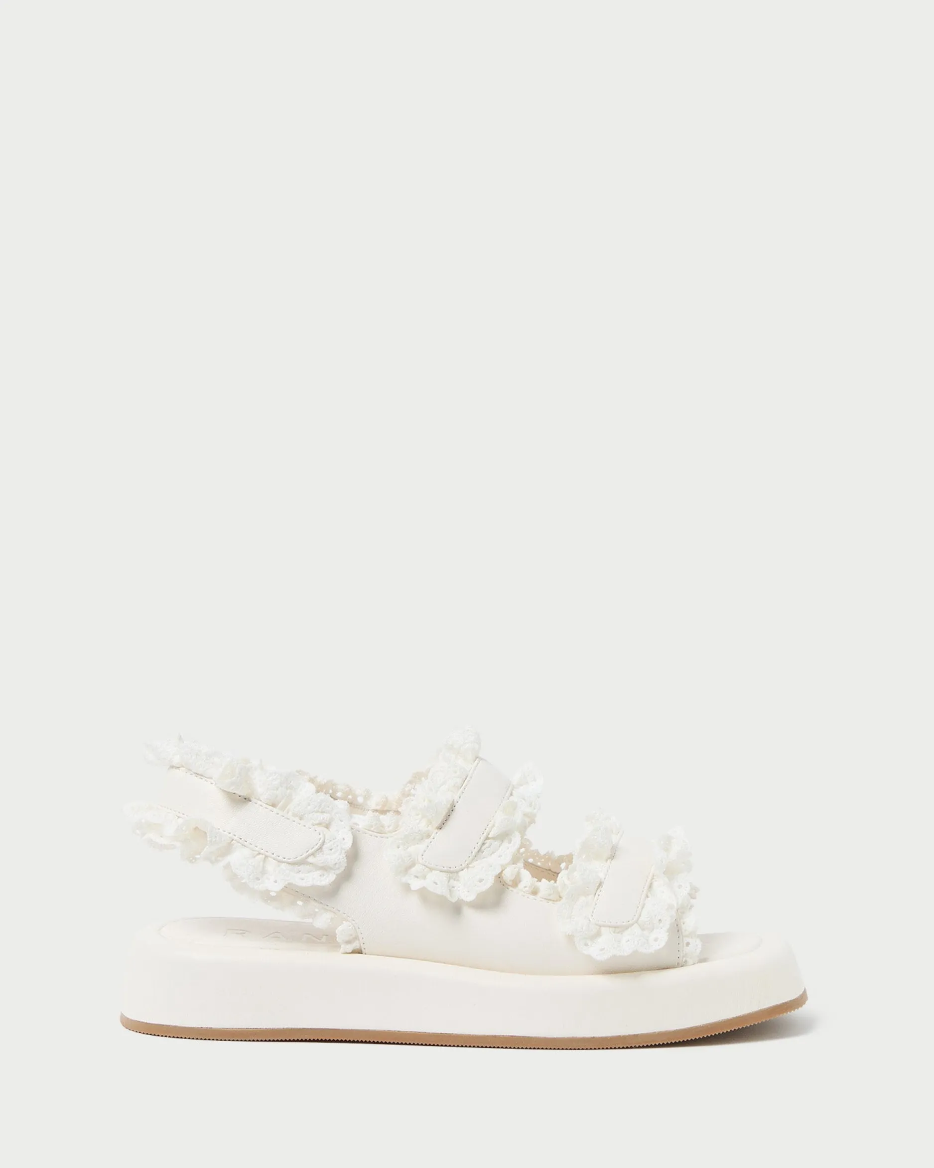 Loeffler Randall Blaise Raffia Platform Sandal