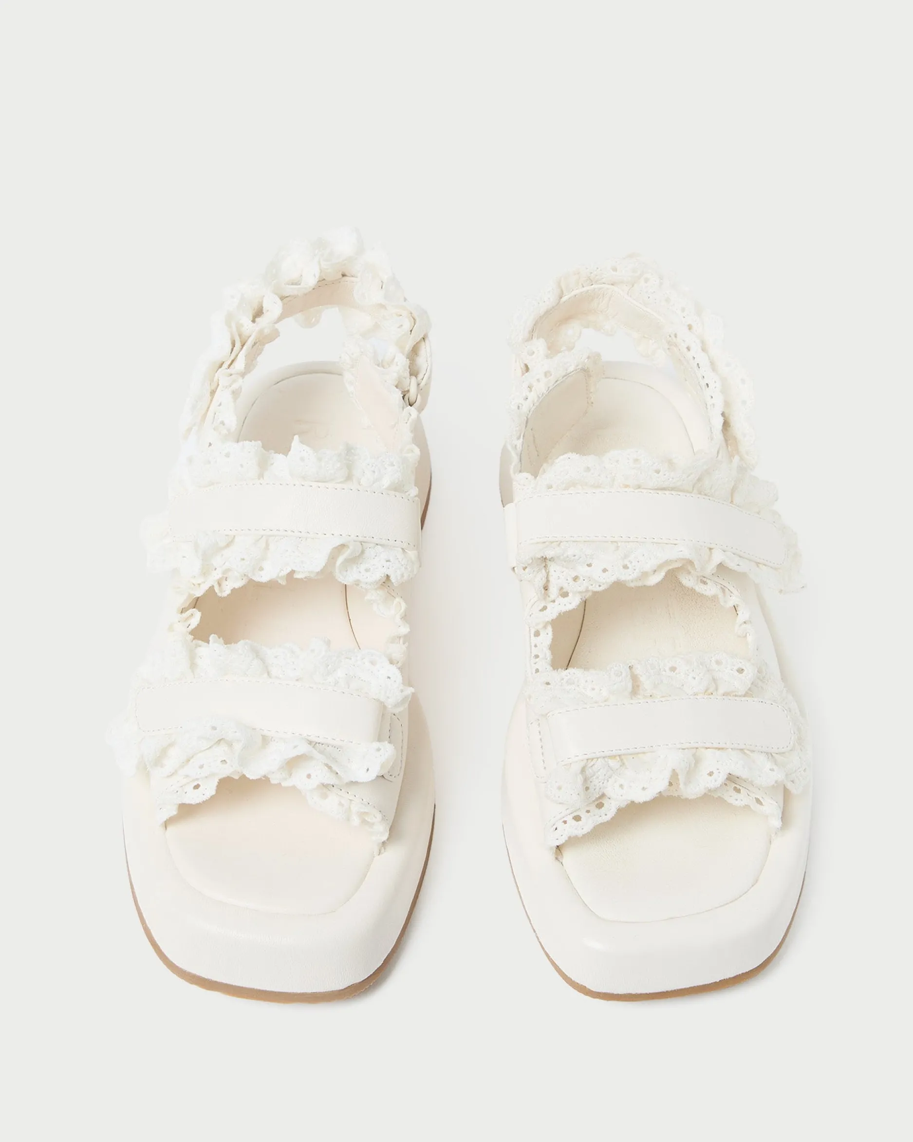 Loeffler Randall Blaise Raffia Platform Sandal