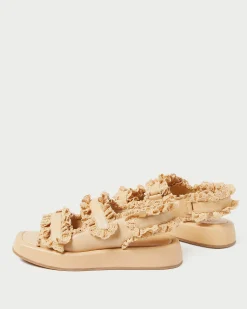 Loeffler Randall Blaise Leather Platform Sandal
