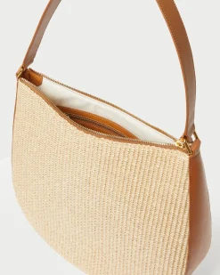 Loeffler Randall Bowen Natural Straw Hobo