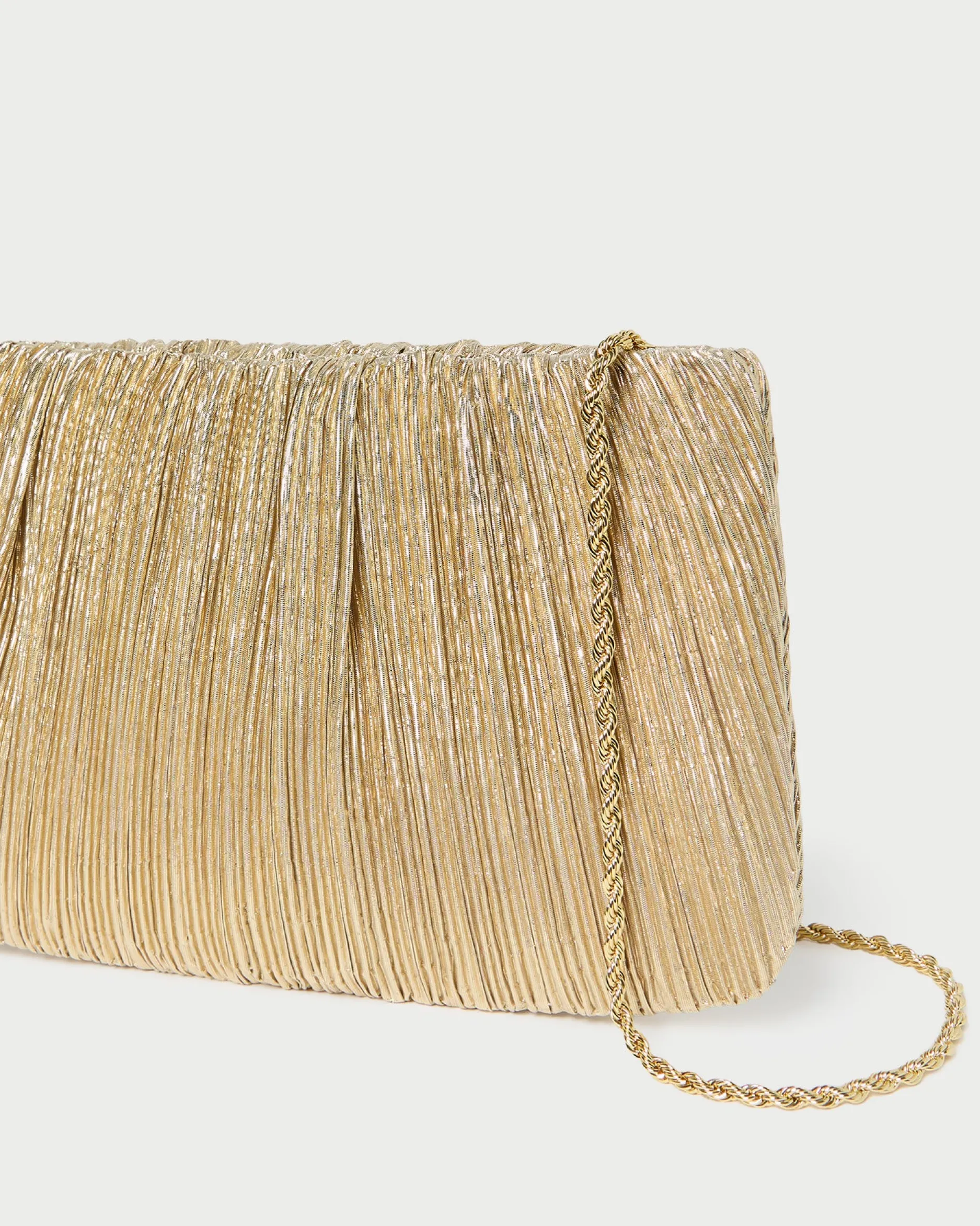 Loeffler Randall Brit Pleated Clutch