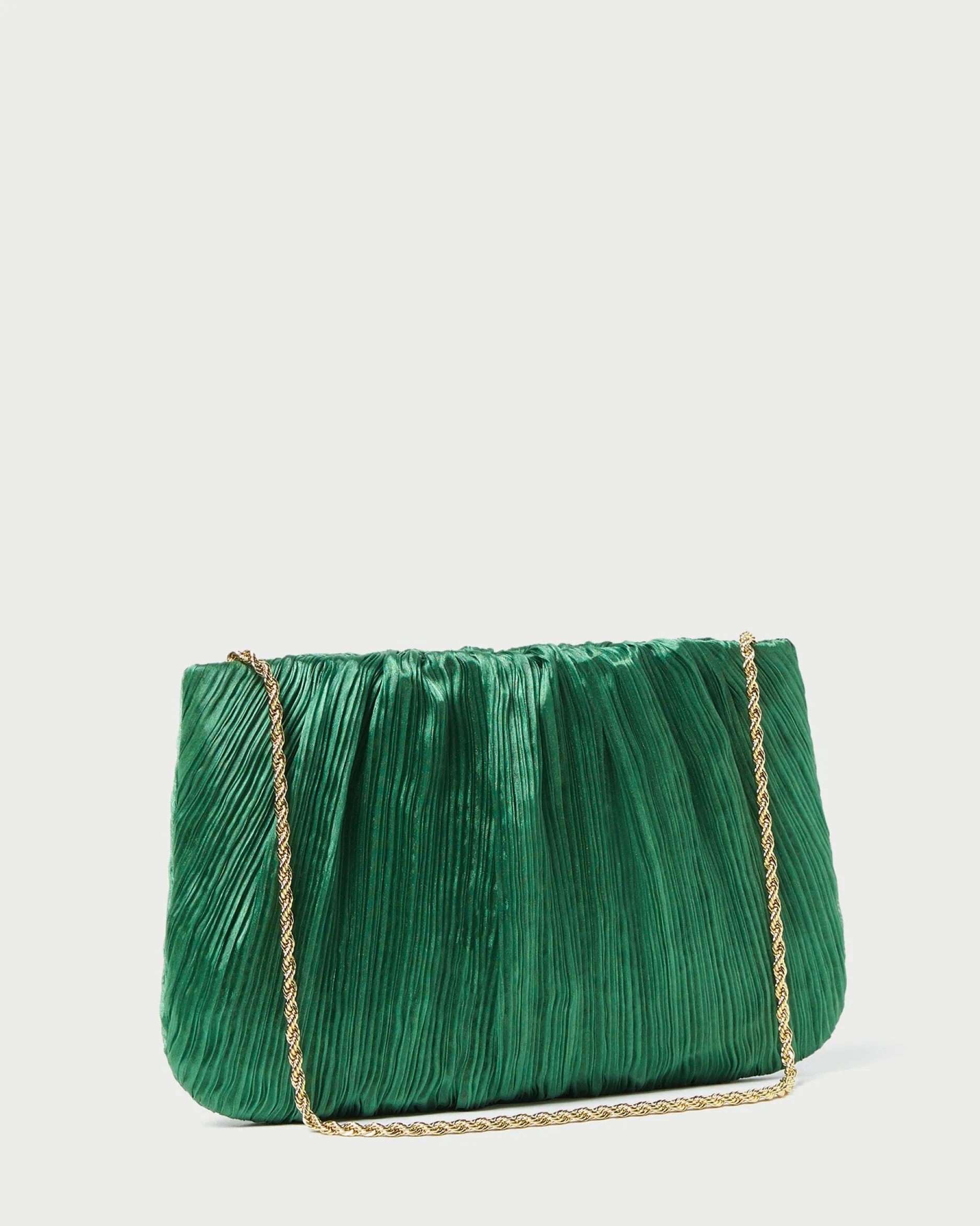Loeffler Randall Brit Flat Pleated Clutch