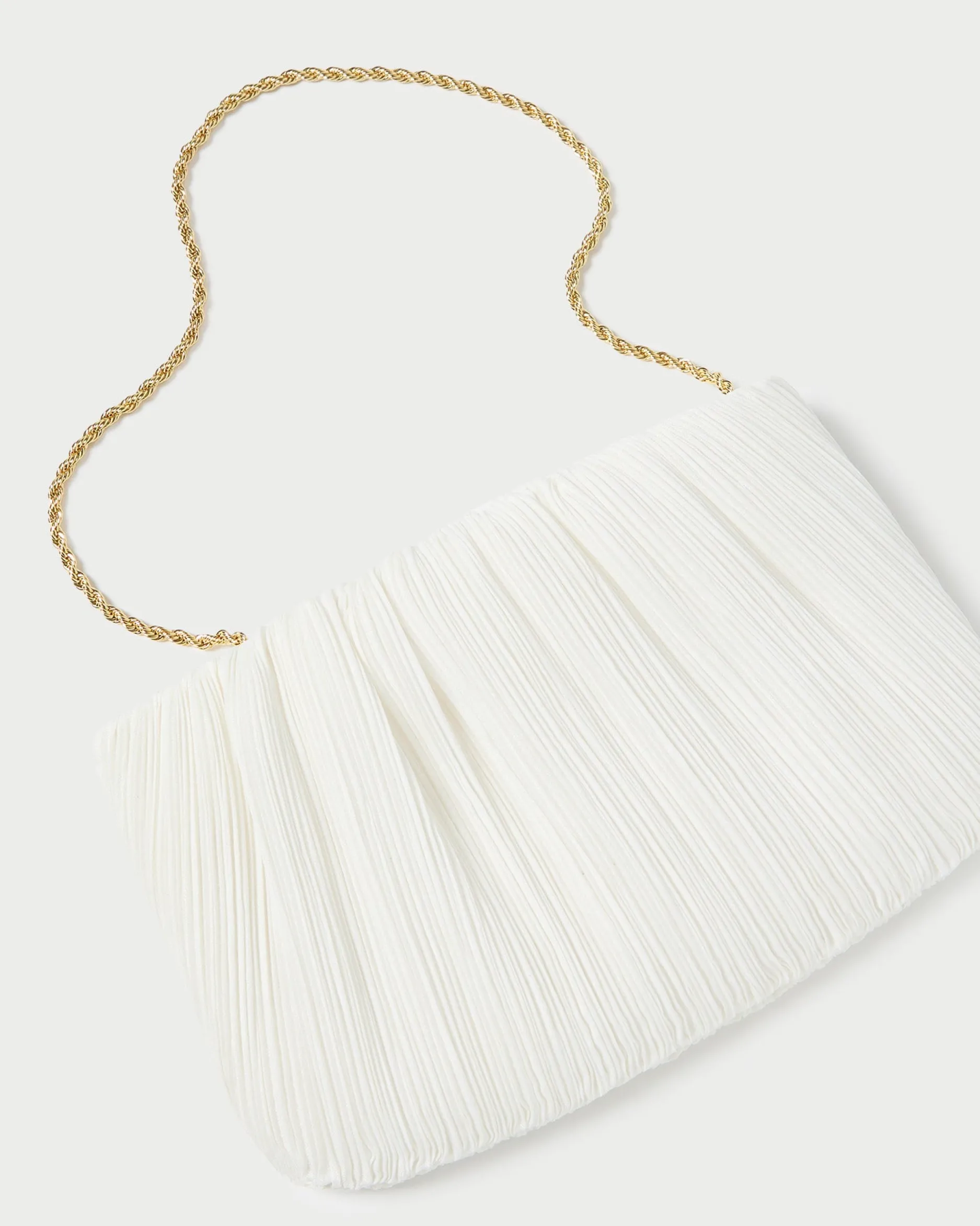 Loeffler Randall Brit Flat Pleated Clutch