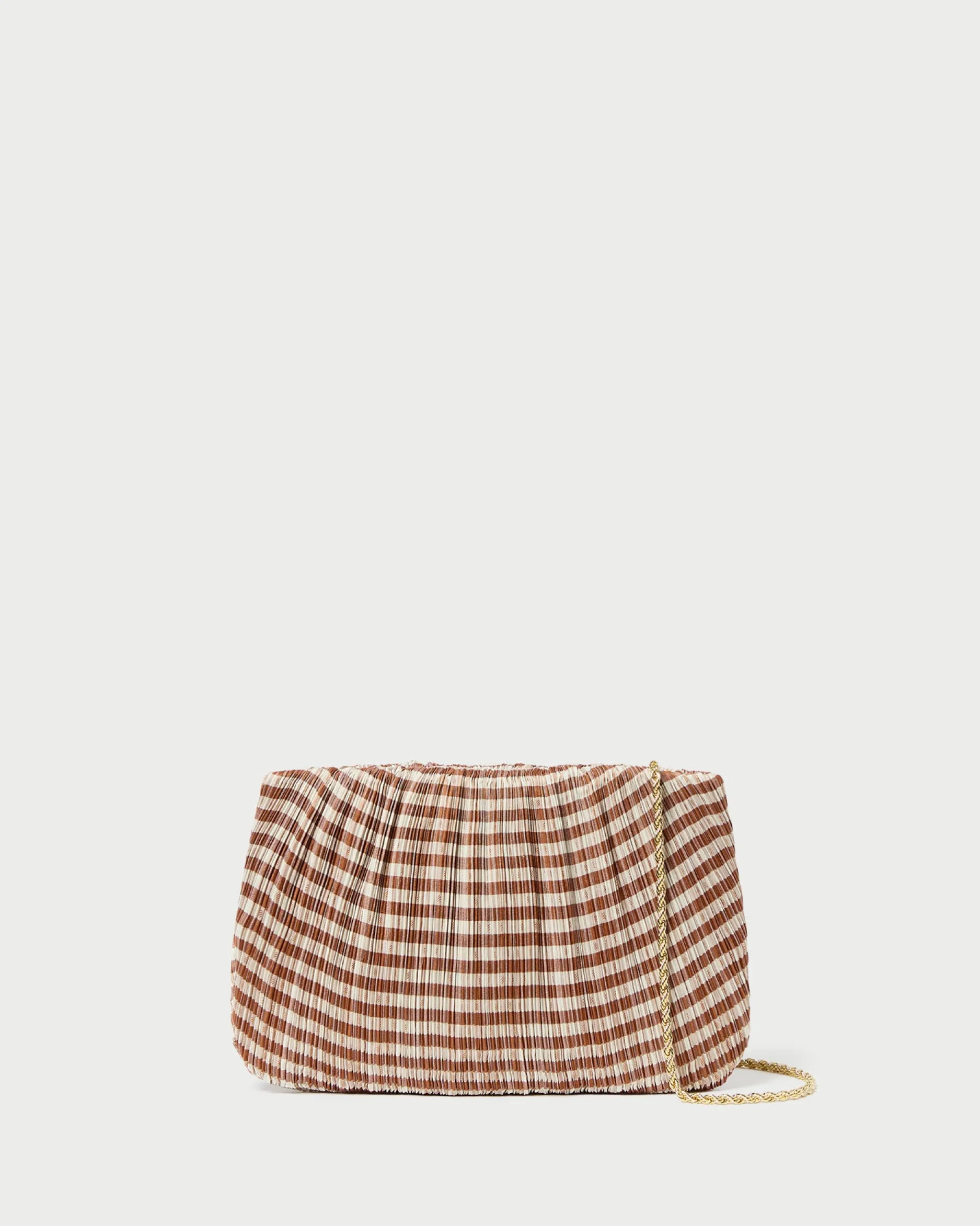 Loeffler Randall Brit Flat Pleated Clutch