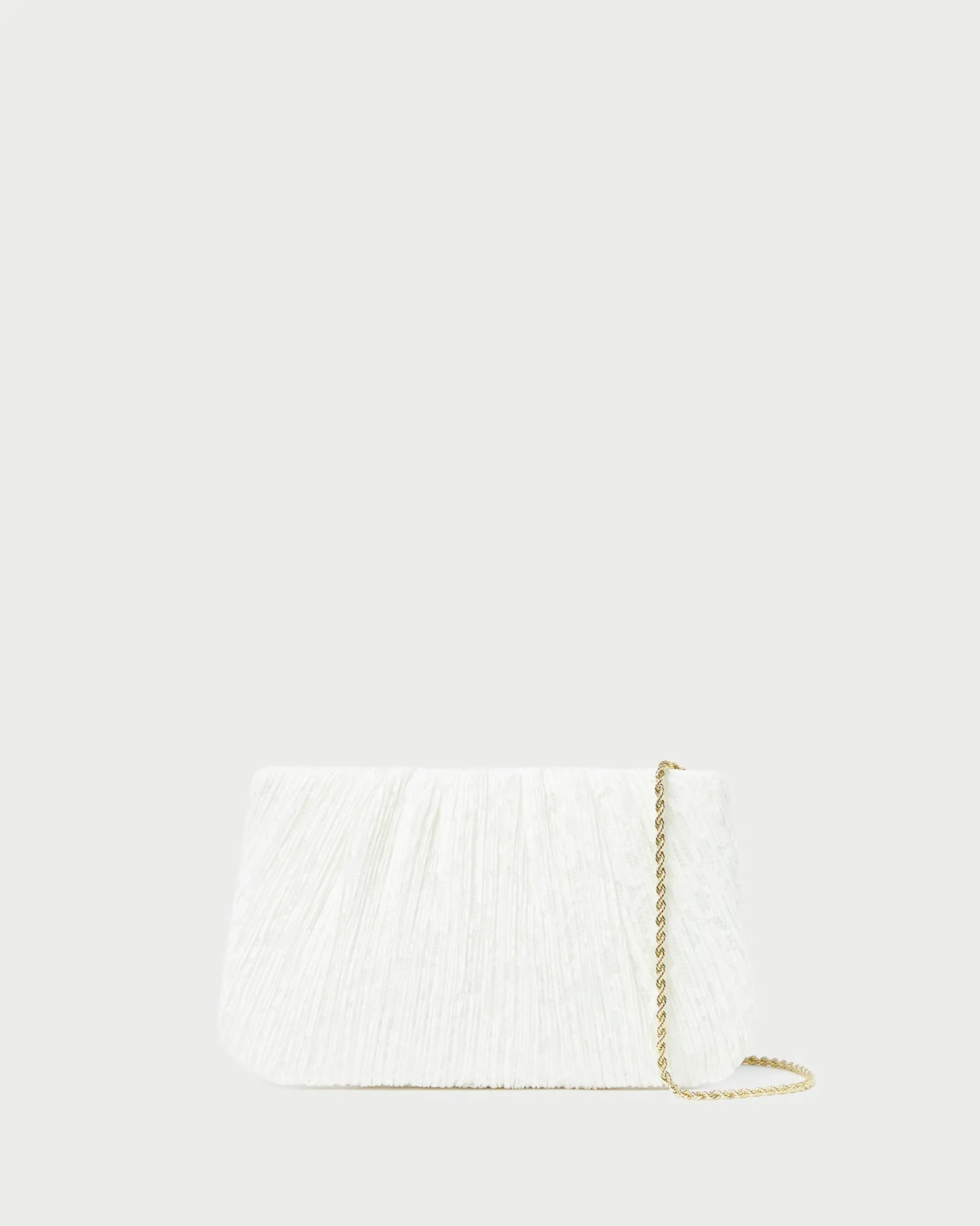 Loeffler Randall Brit Flat Pleated Clutch