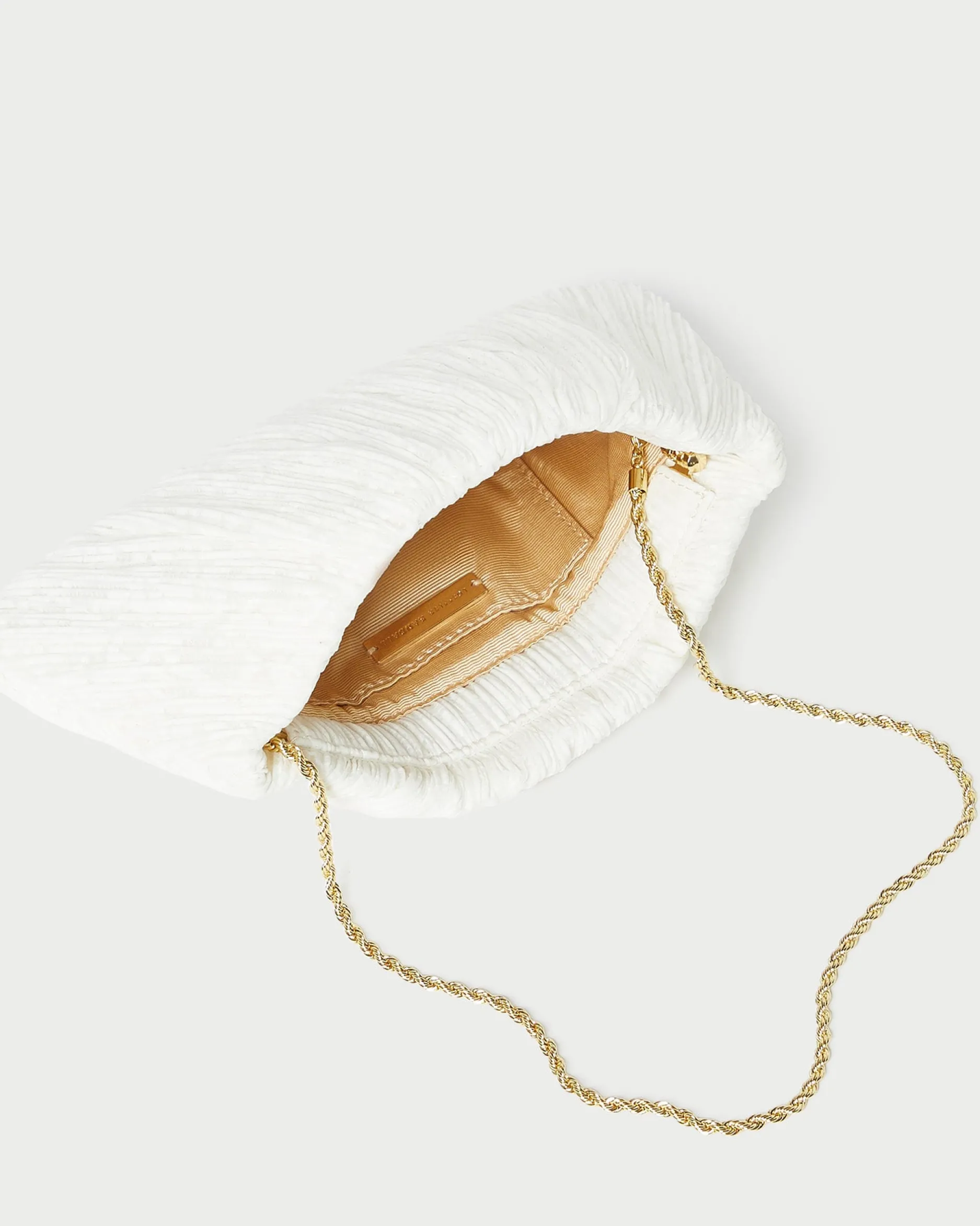 Loeffler Randall Brit Flat Pleated Clutch