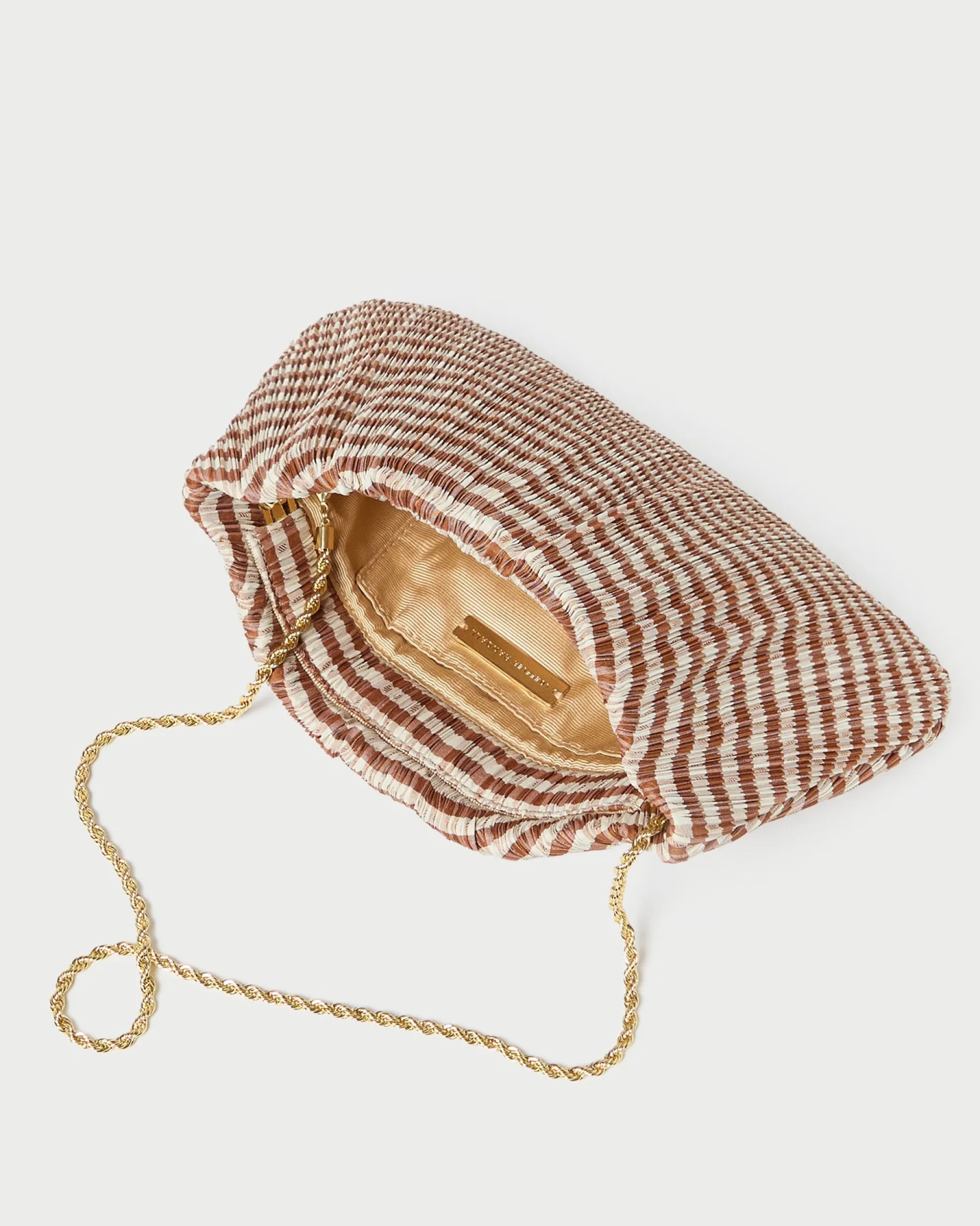 Loeffler Randall Brit Flat Pleated Clutch