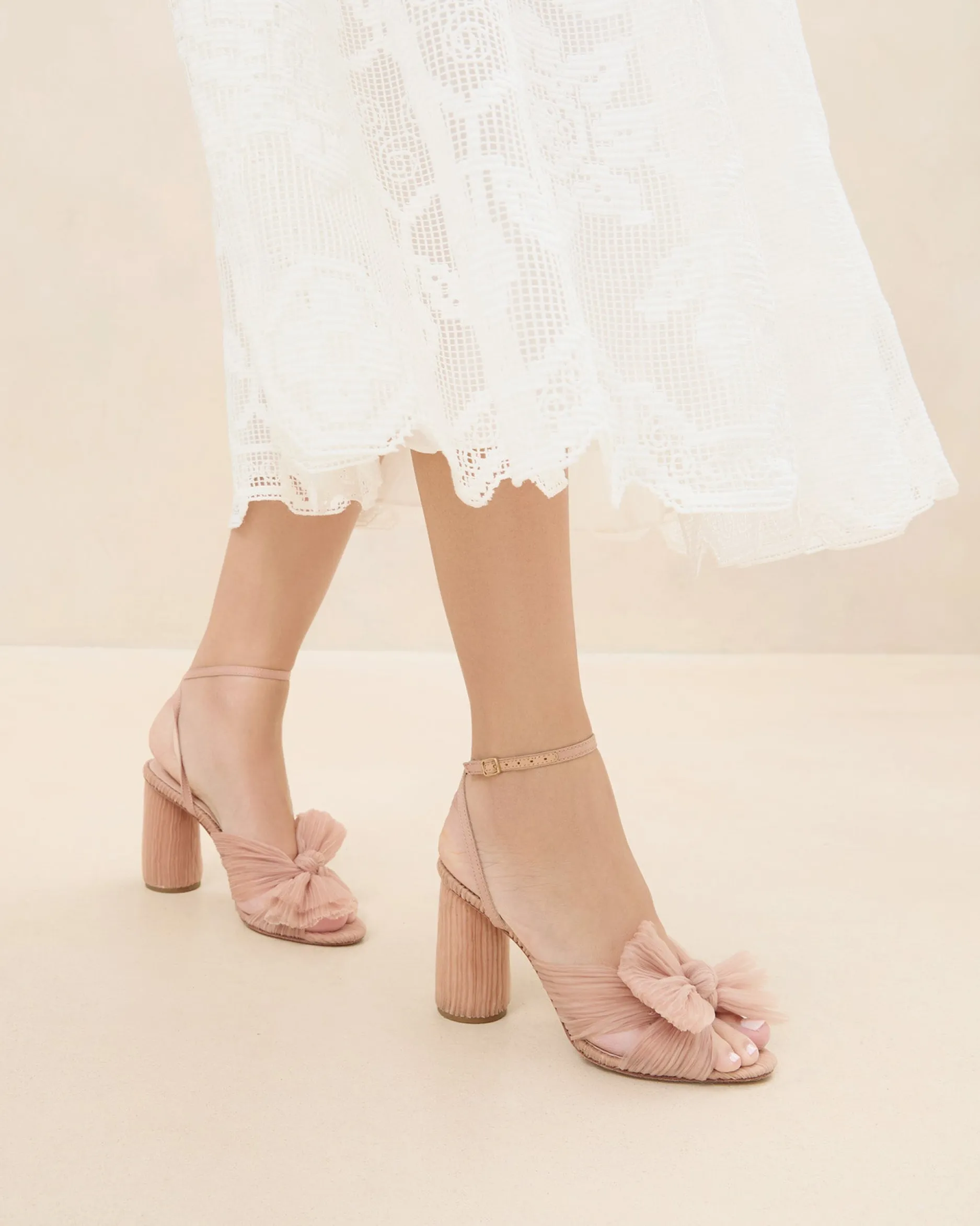 Loeffler Randall Camellia Pleated Bow Heel