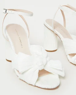 Loeffler Randall Camellia Blue Floral Bow Heel