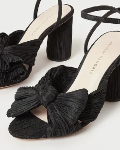 Loeffler Randall Camellia Pearl Pleated Bow Heel