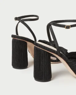 Loeffler Randall Camellia Pearl Pleated Bow Heel