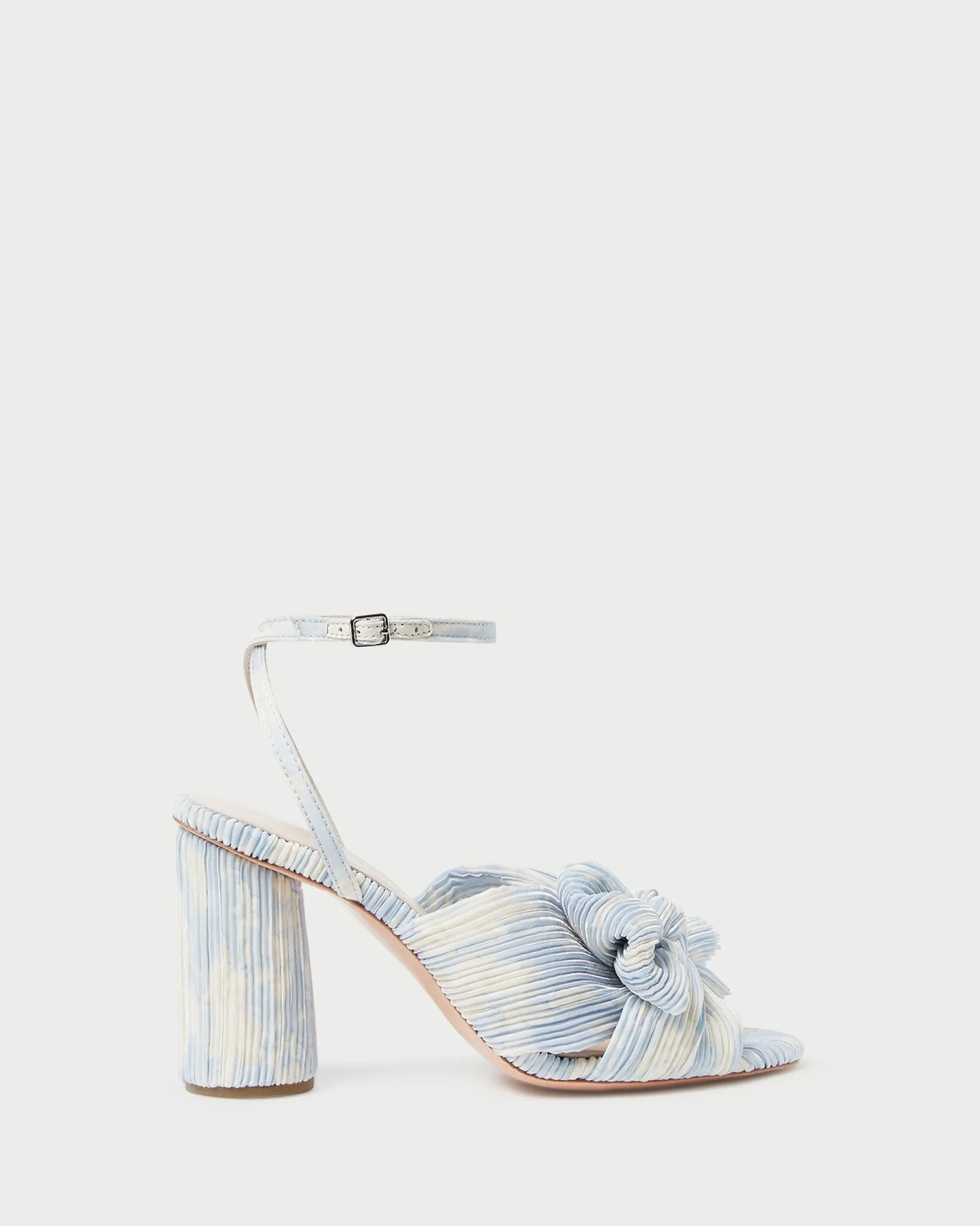 Loeffler Randall Camellia Pearl Pleated Bow Heel