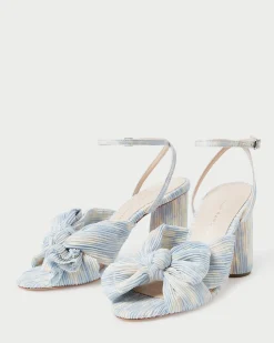Loeffler Randall Camellia Pearl Pleated Bow Heel