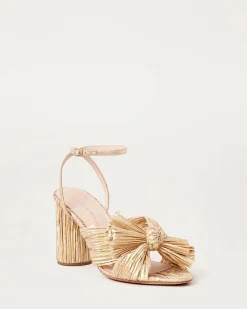 Loeffler Randall Camellia Pearl Pleated Bow Heel