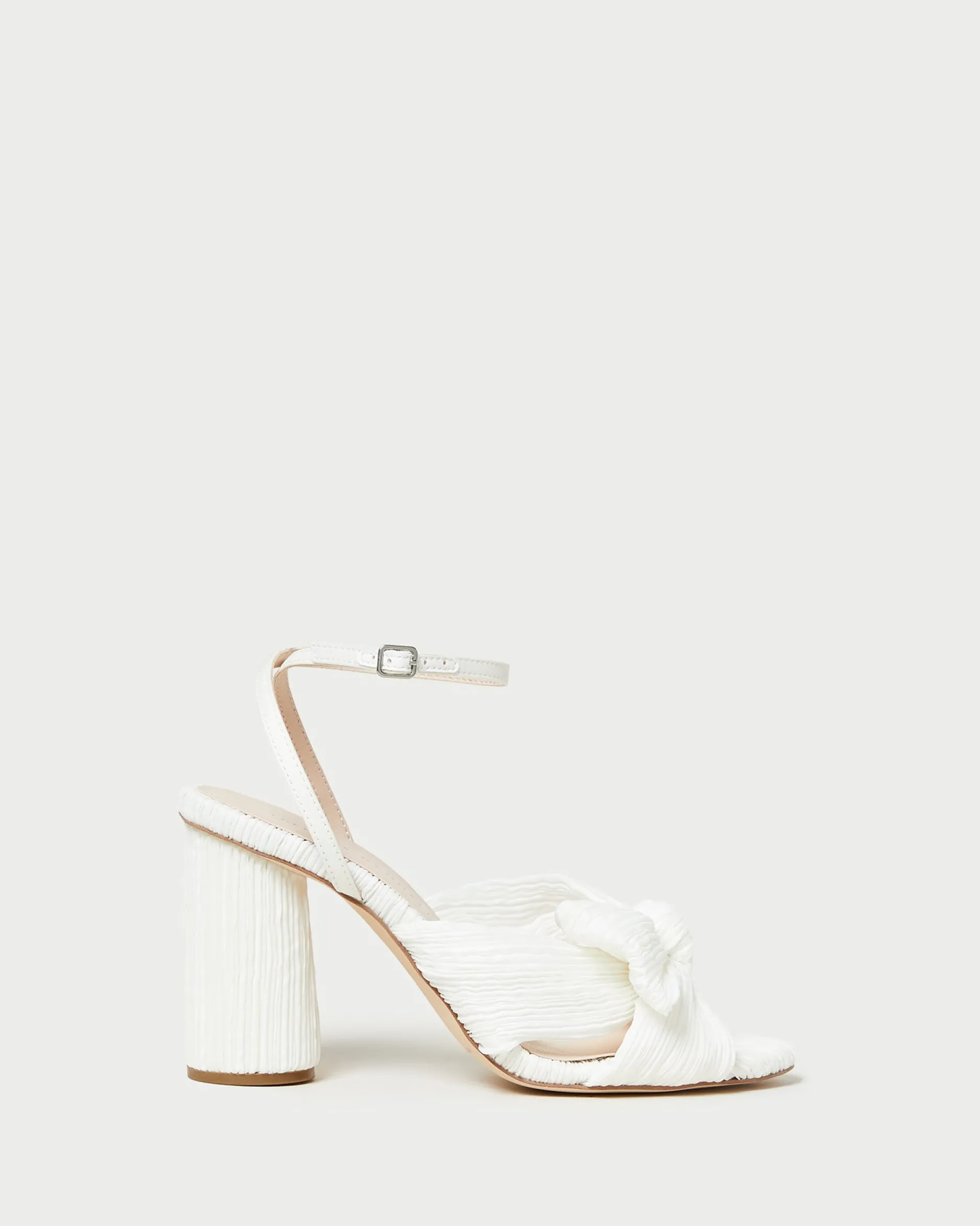 Loeffler Randall Camellia Pearl Pleated Bow Heel