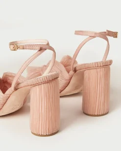 Loeffler Randall Camellia Pearl Pleated Bow Heel