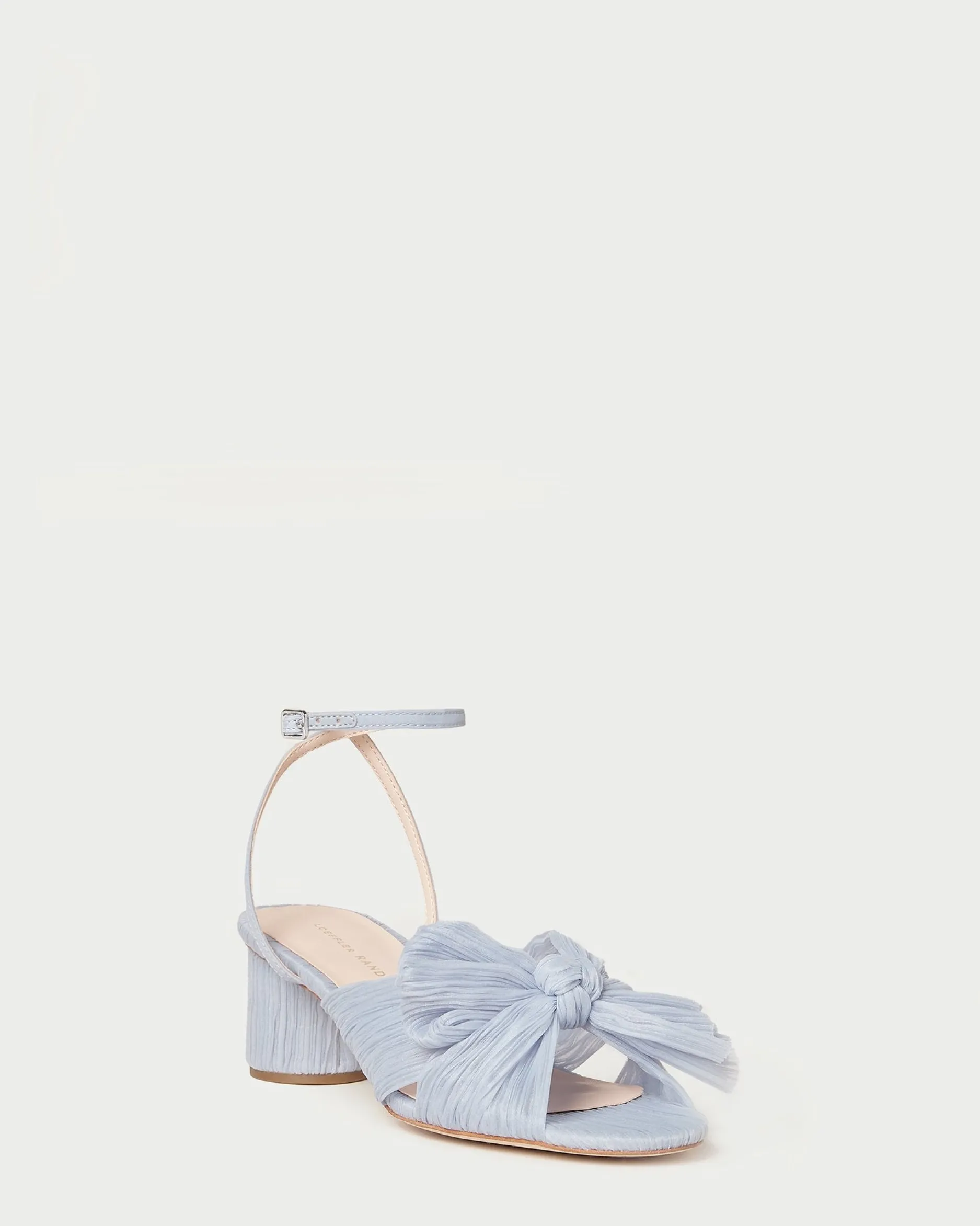 Loeffler Randall Dahlia Blue Floral Bow Heel