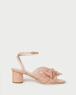 Loeffler Randall Dahlia Blue Floral Bow Heel